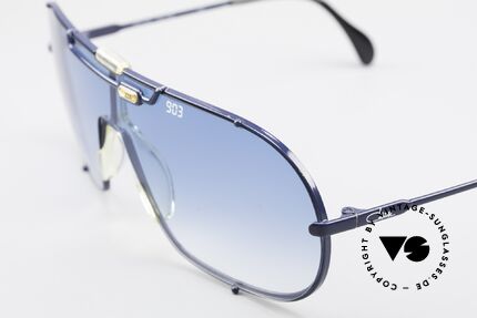 Cazal 903 X-Large 80's Vintage Shades, comes with a brown interchangeable lens and case, Made for Men