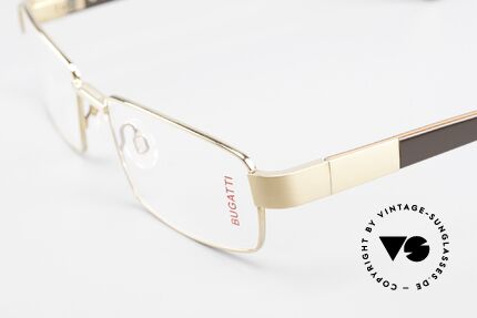 Bugatti 528 Gold-Plated Titanium Frame, flexible spring hinges for a 1st class wearing comfort, Made for Men