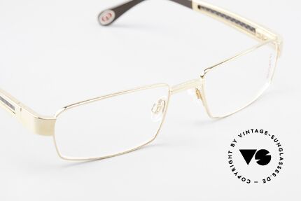 Bugatti 525 Titanium Frame Carbon Gold, this model is definitely at the top of the eyewear sector, Made for Men