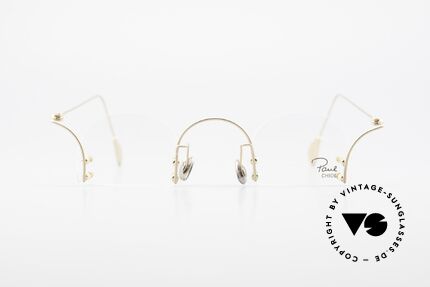Paul Chiol 03 Unique Rimless Eyeglasses, a synonym for sophisticated rimless spectacles, Made for Men and Women