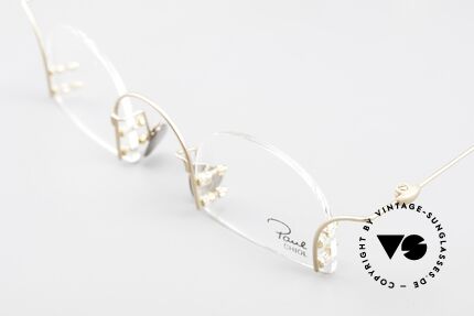 Paul Chiol 03 Unique Rimless Eyeglasses, an unworn masterpiece with orig. DEMO lenses, Made for Men and Women