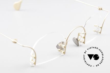 Paul Chiol 03 Unique Rimless Eyeglasses, lens size & lens shape can be changed if needed, Made for Men and Women