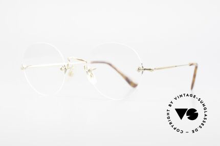 Savile Row Rimless 47/20 Rimless 14k Gold Filled Frame, finest manufacturing (handmade in England, UK), Made for Men and Women