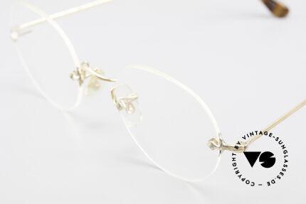 Savile Row Rimless 47/20 Rimless 14k Gold Filled Frame, John Lennon, Gandhi, etc. wore SR Algha frames, Made for Men and Women