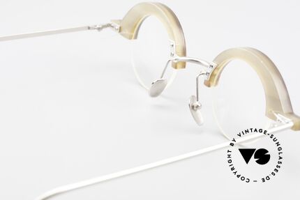 B. Angeletti Baal Redesign Genuine Horn Glasses 1994, never been worn; made for optical lenses or sun lenses, Made for Men and Women