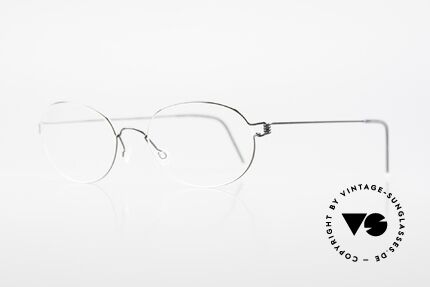 Lindberg Galar Air Titan Rim Oval Titanium Glasses Unisex, simply timeless, stylish & innovative: grade 'vintage', Made for Men and Women