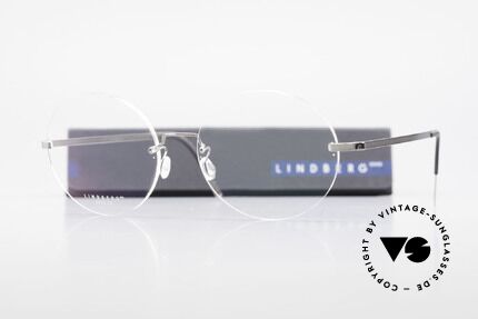 Lindberg 2333 Spirit Titan Round Rimless Titanium Frame, simply timeless, stylish & innovative: grade 'vintage', Made for Men and Women