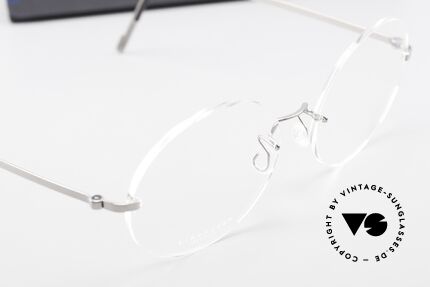Lindberg 2333 Spirit Titan Round Rimless Titanium Frame, Size: medium, Made for Men and Women