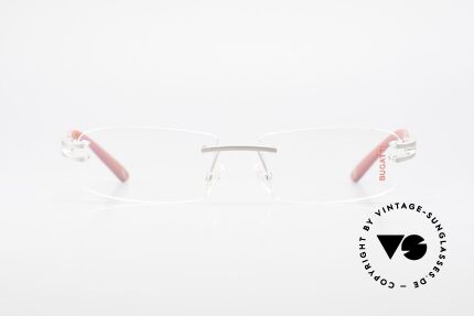 Bugatti 464 Rimless Luxury Frame Palladium, sporty frame and lens design ... striking masculine, Made for Men