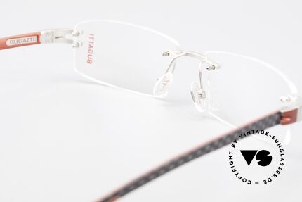 Bugatti 464 Rimless Luxury Frame Palladium, Size: medium, Made for Men