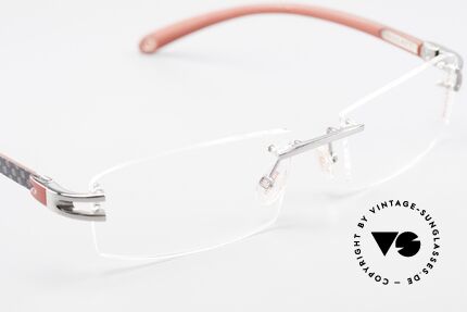 Bugatti 464 Rimless Eyeglasses Ruthenium, NO RETRO EYEWEAR, but a costly rarity, size 56/16, Made for Men