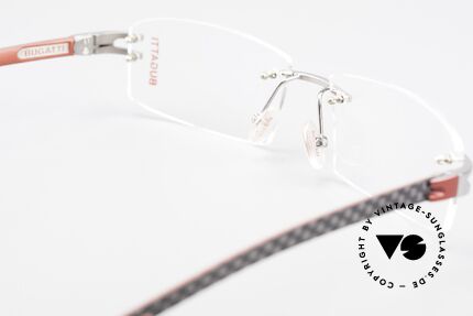 Bugatti 464 Rimless Eyeglasses Ruthenium, Size: medium, Made for Men