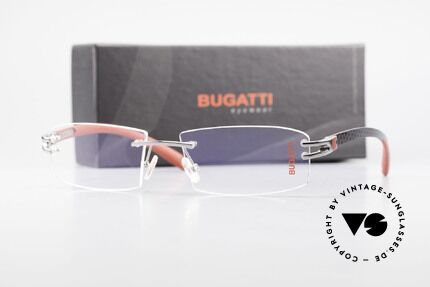 Bugatti 464 Rimless Eyeglasses Ruthenium, Size: medium, Made for Men