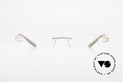 Bugatti 464 Rimless Glasses Carbon Gold, sporty frame and lens design ... striking masculine, Made for Men