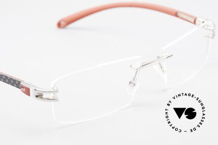 Bugatti 465 Rimless Luxury Specs Palladium, NO RETRO EYEWEAR, but a costly rarity, size 57/16, Made for Men