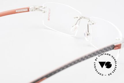 Bugatti 465 Rimless Luxury Specs Palladium, Size: large, Made for Men