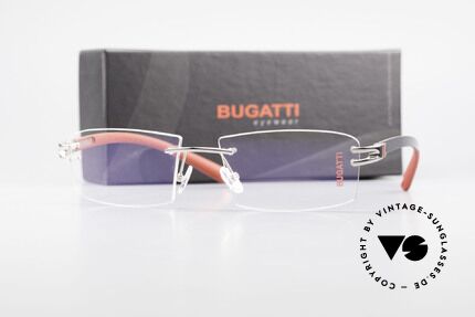 Bugatti 465 Rimless Luxury Specs Palladium, Size: large, Made for Men