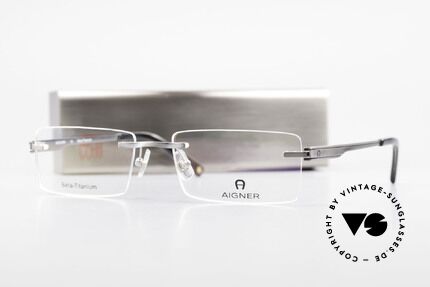 Aigner EA1023 Rimless Vintage Glasses Titan, Size: medium, Made for Men