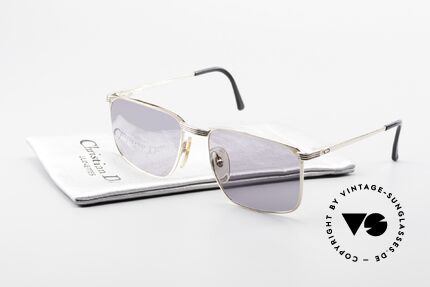 Christian Dior 2728 80's Gentlemen's Sunglasses, gray sun lenses could be replaced with optical lenses, Made for Men