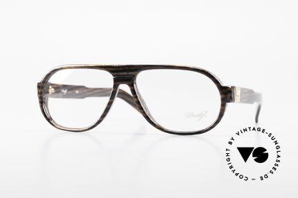 Davidoff 100 90's Men's Vintage Glasses, rare and very elegant eyeglasses-frame by DAVIDOFF, Made for Men