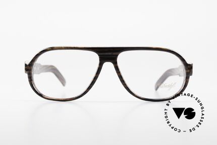 Davidoff 100 90's Men's Vintage Glasses, precious 90's ORIGINAL with noble root-wood pattern, Made for Men
