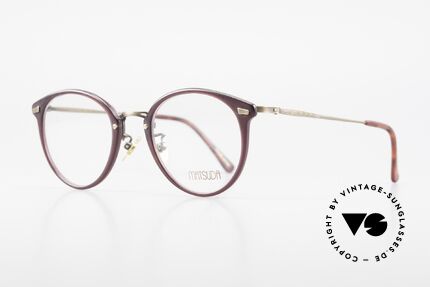 Matsuda 2836 Panto Style 90's Eyeglass-Frame, full frame with attention to details; simply perfect, Made for Men and Women