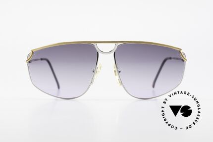 Casanova DSC9 Rare Aviator Style Sunglasses, titanium frame with gold-plated bridge and temples, Made for Men and Women