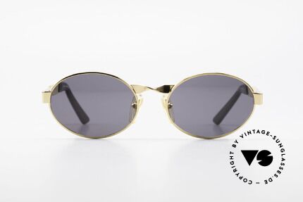 Moschino M29 Twisted Oval Sunglasses Rare, twisted bridge and temples: fancy! GOLD-PLATED, Made for Women
