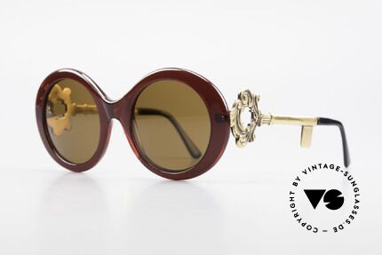 Moschino M254 Antique Key Sunglasses Rare, temples are shaped like an antique key (so FANCY), Made for Women