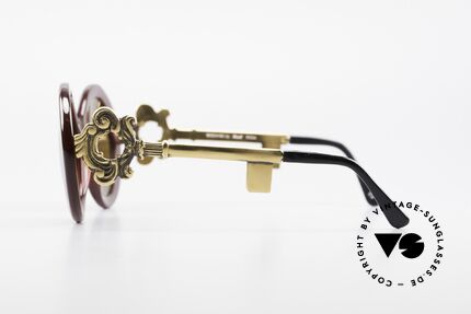 Moschino M254 Antique Key Sunglasses Rare, eye-catcher and collector's item for fashion lovers, Made for Women