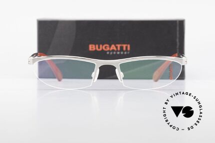 Bugatti 497 Palladium Vintage Frame Nylor, Size: large, Made for Men