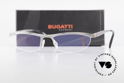 Bugatti 497 Ruthenium Vintage Eyeglasses, Size: large, Made for Men