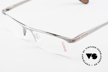 Bugatti 495 Ruthenium Eyeglasses Luxury, unworn rarity of the old Bugatti small batch, Made for Men