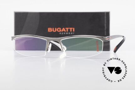Bugatti 495 Ruthenium Eyeglasses Luxury, Size: large, Made for Men