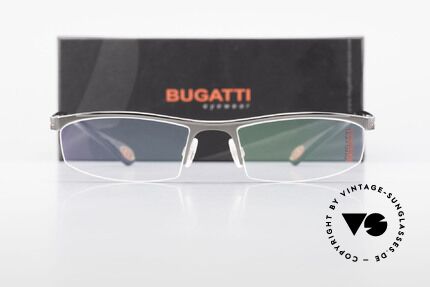 Bugatti 495 Ruthenium Eyeglasses Luxury, Size: large, Made for Men