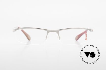 Bugatti 495 Luxury Palladium Frame Nylor, characteristical design of the Odotype Series, Made for Men