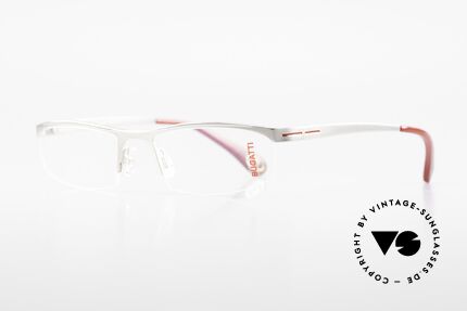 Bugatti 495 Luxury Palladium Frame Nylor, ergonomic frame with flexible spring hinges, Made for Men