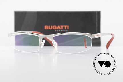 Bugatti 495 Luxury Palladium Frame Nylor, Size: large, Made for Men