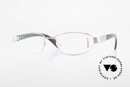 Bugatti 530 Ebony Titan Palladium Frame, luxury eyeglasses by BUGATTI, TOP-NOTCH quality, Made for Men