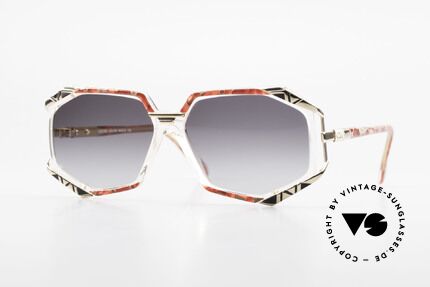 Cazal 355 Spectacular Cazal Sunglasses, extraordinary Cazal designer frame from the early 90's, Made for Women