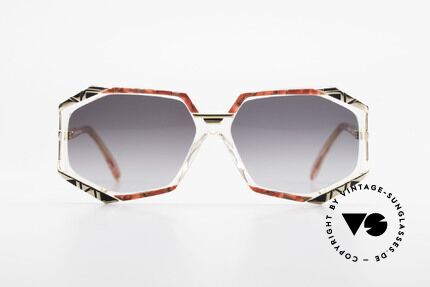 Cazal 355 Spectacular Cazal Sunglasses, distinctive combination of colors, shape and materials, Made for Women