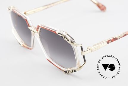 Cazal 355 Spectacular Cazal Sunglasses, color: grenadine-sand mottled / crystal / black / gold, Made for Women