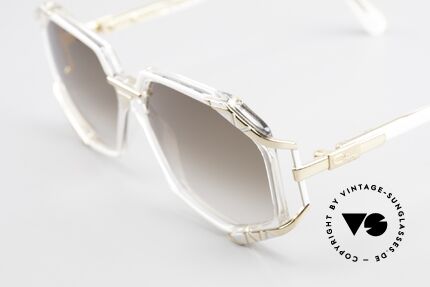 Cazal 355 Spectacular 90s Vintage Cazal, Cazal catalog color description: white / crystal / gold, Made for Women