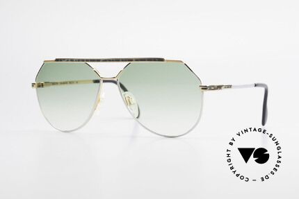 Cazal 733 Gold Plated 80's Sunglasses Details