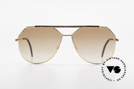 Cazal 733 80's Men's Aviator Sunglasses, delicate double bridge & "aviator" design (truly 80's), Made for Men