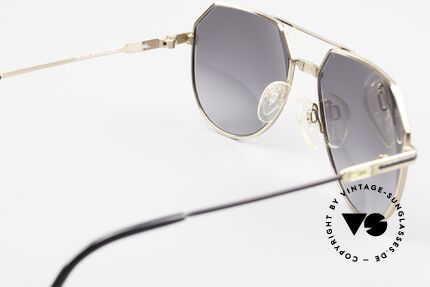 Cazal 724 West Germany Titan Cazal 80's, with gray-gradient sun lenses for 100% UV protection, Made for Men