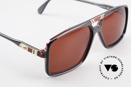 Cazal 637 80's Hip Hop Sunglasses 3D Red, NO RETRO, but an old masterpiece in M size 58/13, Made for Men