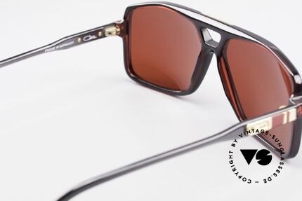 Cazal 637 80's Hip Hop Sunglasses 3D Red, gaudy 3D red sun lenses can be replaced optionally, Made for Men
