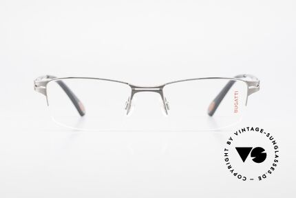 Bugatti 456 Nylor Titan Frame Ruthenium, titanium frame (XL size) satin ruthenium finished, Made for Men