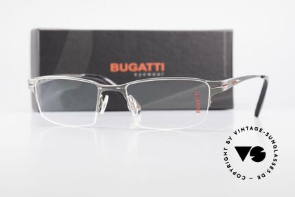 Bugatti 456 Nylor Titan Frame Ruthenium, Size: large, Made for Men